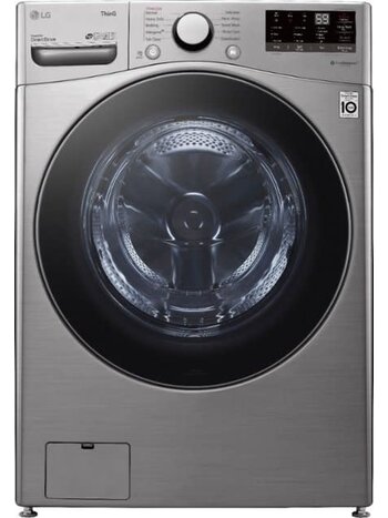 LG *WM3600HVA   4.5 Cu. Ft. High Efficiency Stackable Smart Front Load Washer with Steam and 6Motion Technology - Graphite Steel