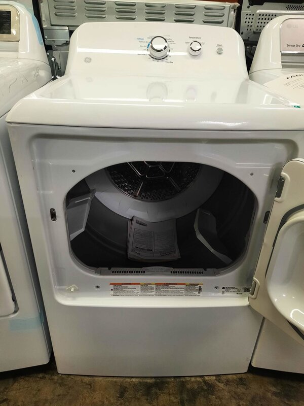 GE *GE GTD33EASKWW  7.2 cu. ft. 240 Volt White Electric Vented Dryer