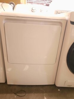 GE GE GTD33EASKWW  7.2 cu. ft. 240 Volt White Electric Vented Dryer