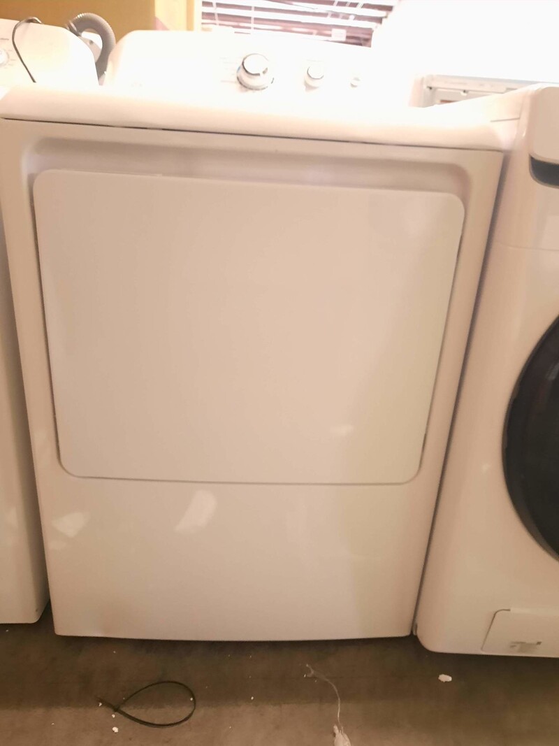 GE GE GTD33EASKWW  7.2 cu. ft. 240 Volt White Electric Vented Dryer