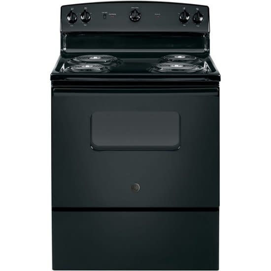 GE JBS160DMBB * 30-in 4 Elements 5-cu ft Freestanding Electric Range (Black)
