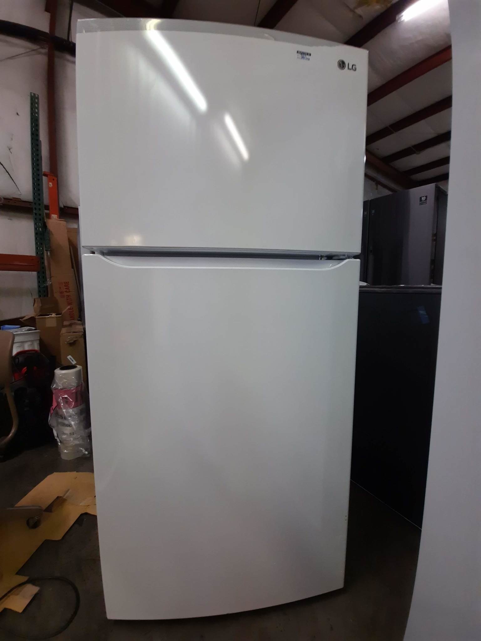 LG LG  LTCS20020W  30 in. 20 cu. ft. Top Freezer Refrigerator in White with Reversible Door