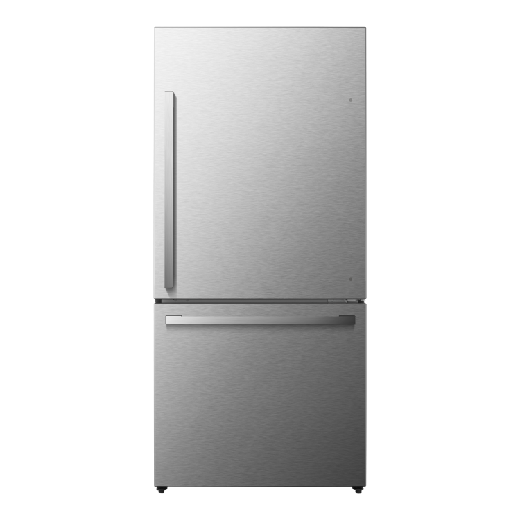 Hisense *HRB171N6ASE Hisense 17.2-Cu. Feet Counter-Depth Bottom-Freezer Refrigerator Fingerprint Resistant Stainless Steel ) ENERGY STAR