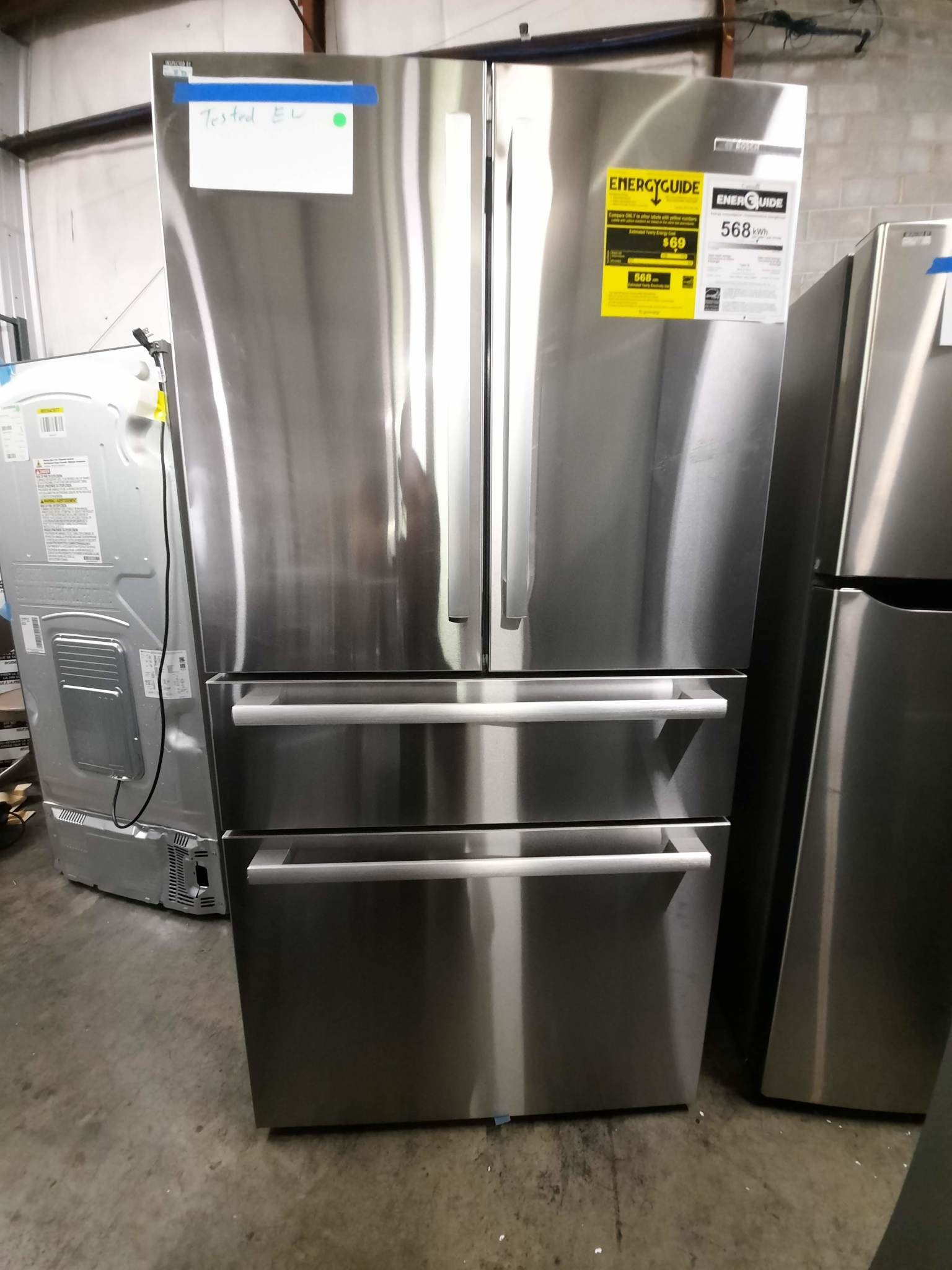 B36CL80SNS by Bosch - 800 Series French Door Bottom Mount Refrigerator 36  Easy clean stainless steel B36CL80SNS
