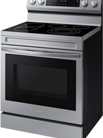 Samsung *Samsung NE63A6711SS  6.3 cu. ft. Freestanding Electric Convection+ Range with WiFi, No-Preheat Air Fry and Griddle - Fingerprint Resistant Stainless Steel