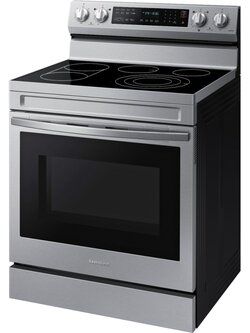 Samsung *NE63A6711SS  6.3 cu. ft. Freestanding Electric Convection+ Range with WiFi, No-Preheat Air Fry and Griddle - Fingerprint Resistant Stainless Steel