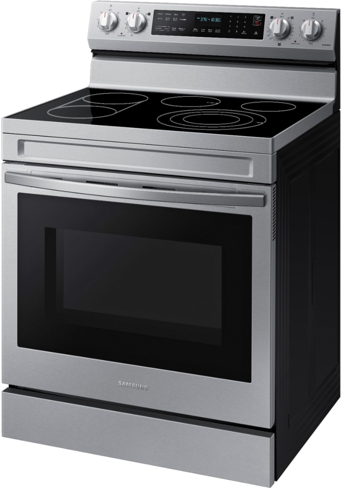 Samsung *NE63A6711SS  6.3 cu. ft. Freestanding Electric Convection+ Range with WiFi, No-Preheat Air Fry and Griddle - Fingerprint Resistant Stainless Steel