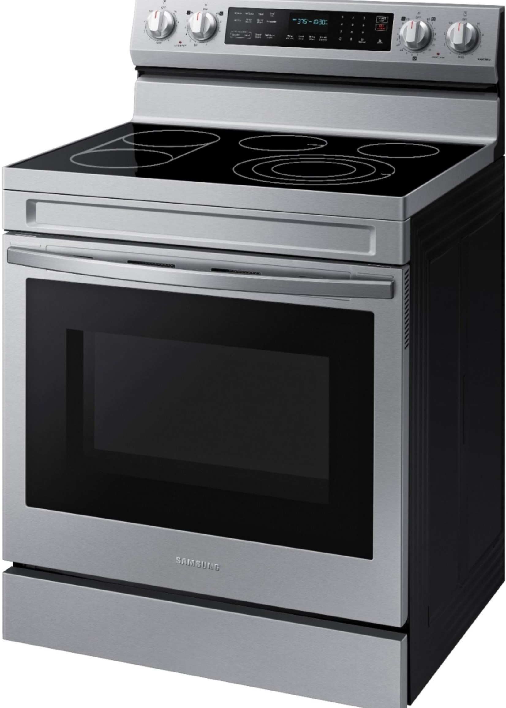 Samsung *Samsung NE63A6711SS  6.3 cu. ft. Freestanding Electric Convection+ Range with WiFi, No-Preheat Air Fry and Griddle - Fingerprint Resistant Stainless Steel