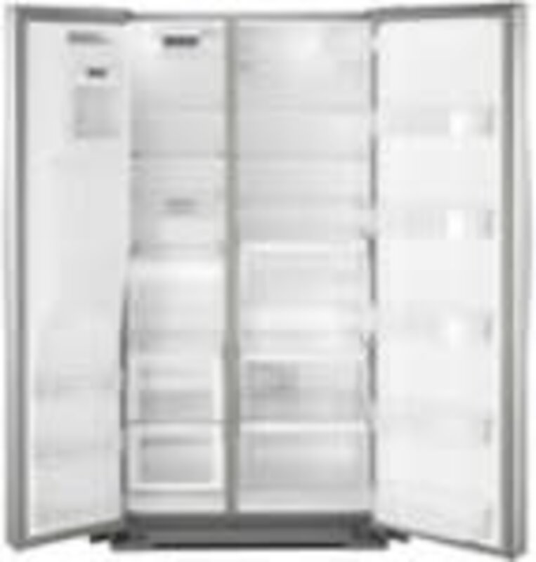 Whirlpool *Whirlpool  WRS588FIHZ  28.4-cu ft Side-by-Side Refrigerator with Ice Maker (Fingerprint-Resistant Stainless Steel)