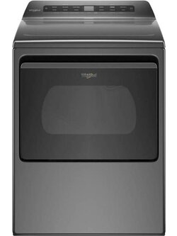 Whirlpool *WED8127LC 7.4-cu ft Steam Cycle Smart Electric Dryer (Chrome Shadow) ENERGY STAR