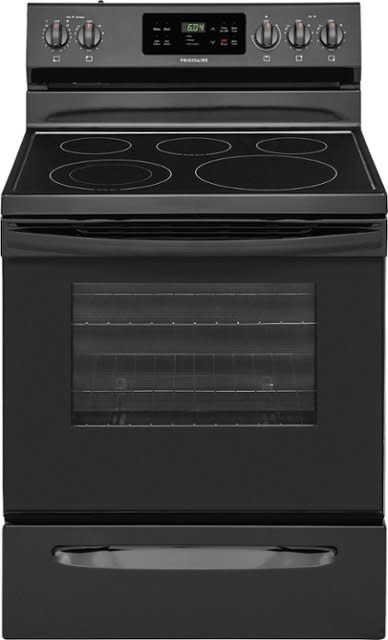 Frigidaire *Frigidaire  FFEF3054TB  30 in. 5.3 cu. ft. Electric Range with Self-Cleaning Oven in Black