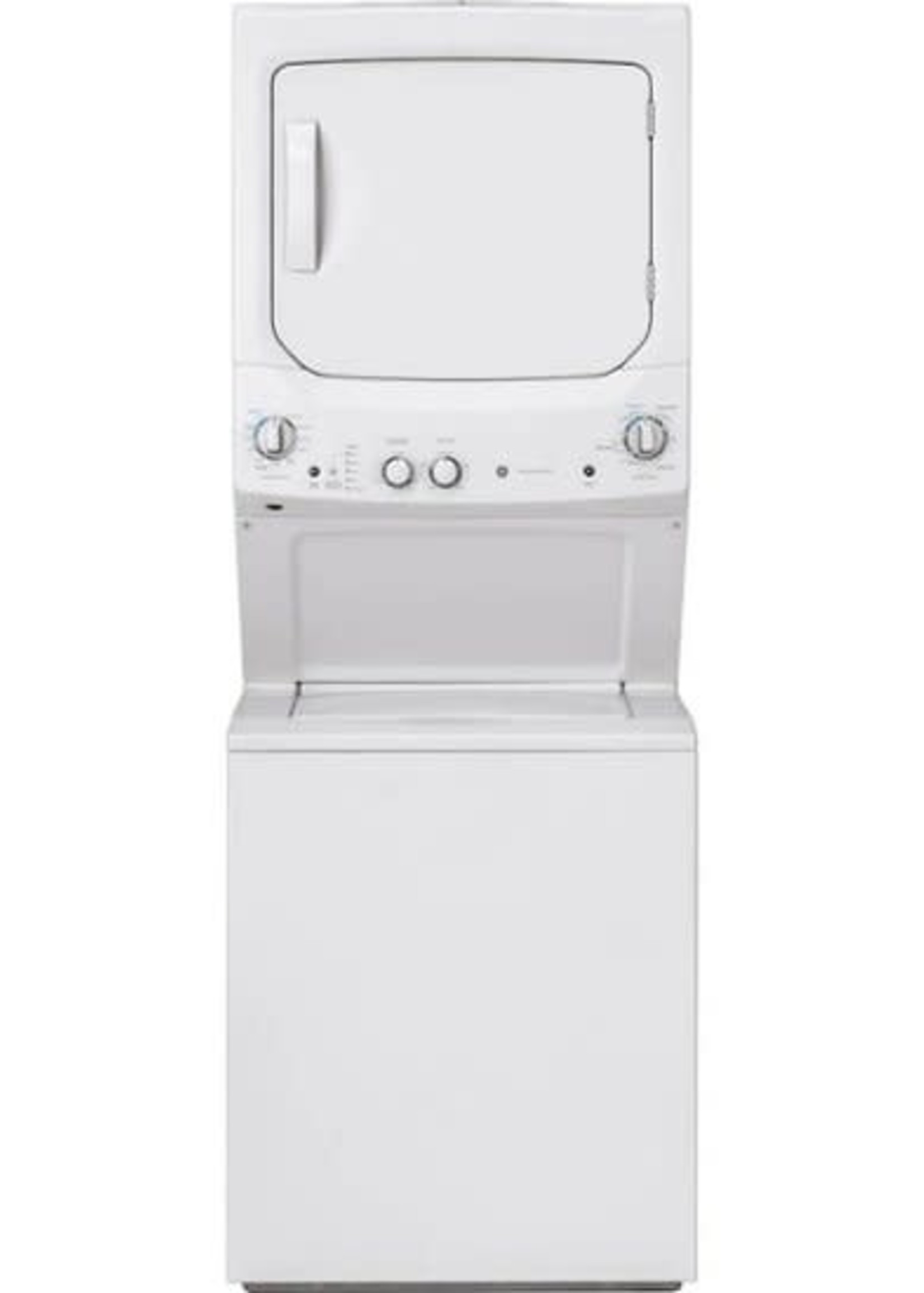 GE *GE GUD27ESSMWW  27 Inch  Stacked Laundry Center with 3.8-cu ft Washer and 5.9-cu ft Dryer