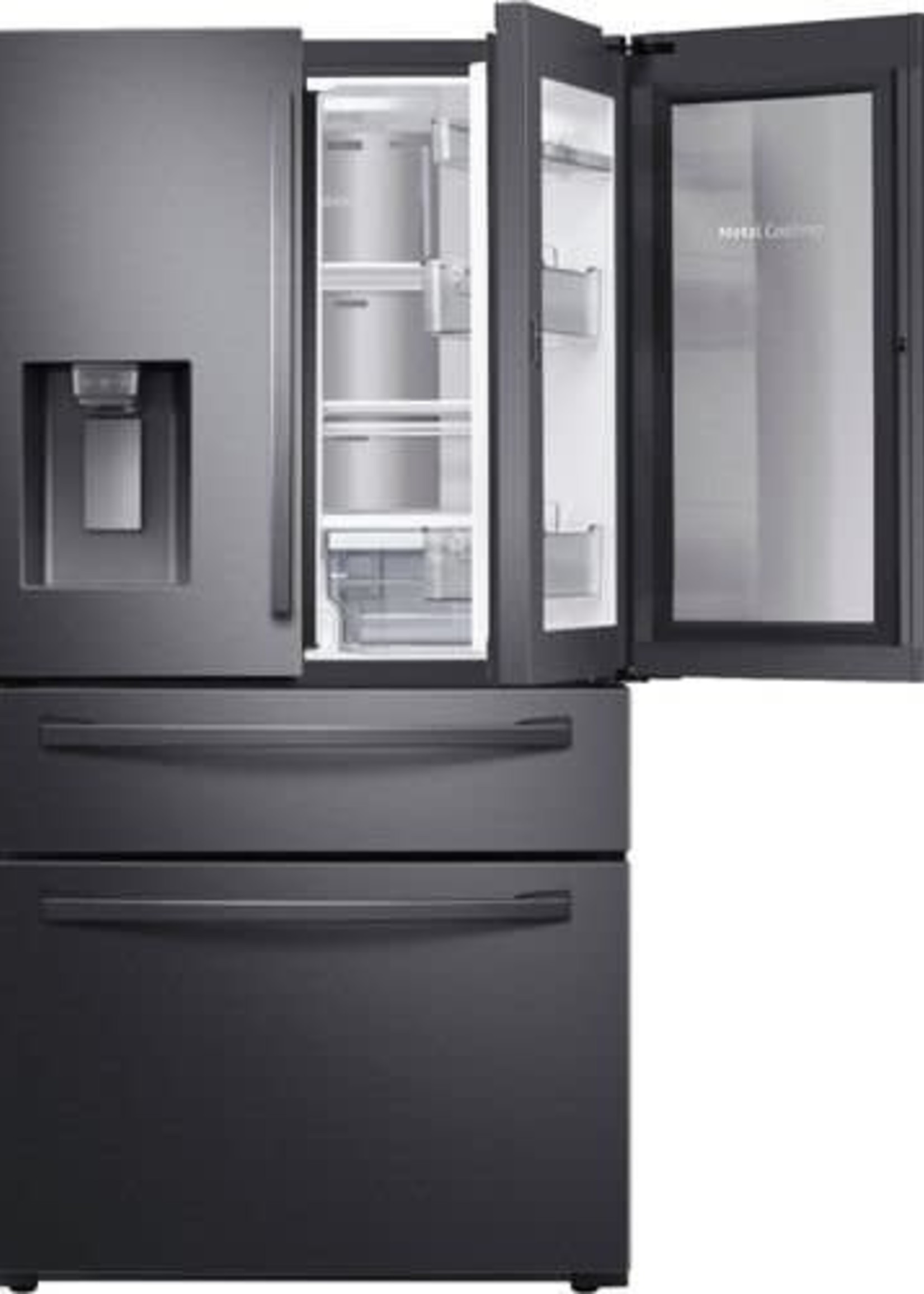 Samsung *Samsung  RF28R7351SG /AA  Food Showcase 28-cu ft 4-Door French Door Refrigerator with Ice Maker and Door within Door (Fingerprint Resistant Black Stainless Steel) ENERGY STAR