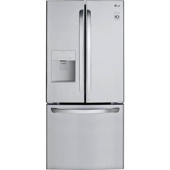 LG *LG  LFDS22520S   30 inch 21.8 cu. ft. French Door Refrigerator with External Water Dispenser in Stainless Steel