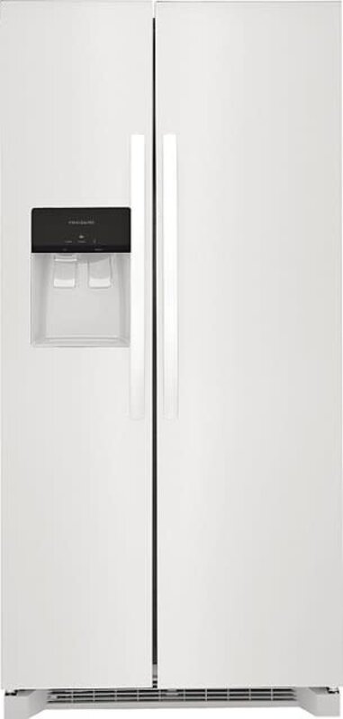 Frigidaire *Frigidaire FRSS2323AW  22.3-cu ft Side-by-Side Refrigerator with Ice Maker  33 inch width (White)