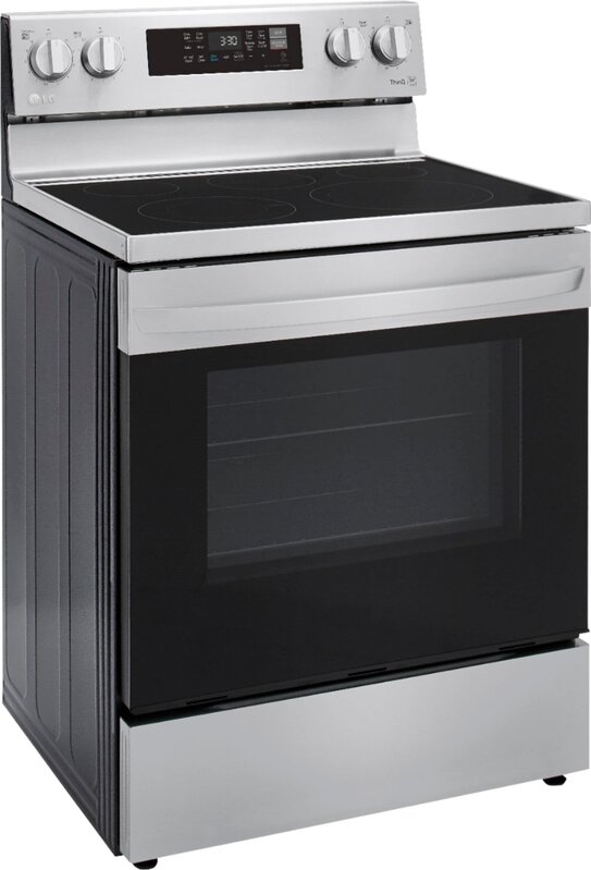 LG *LG LREL6323S  6.3 cu. ft. Smart Wi-Fi Enabled Fan Convection Electric Oven Range with AirFry and EasyClean in Stainless Steel