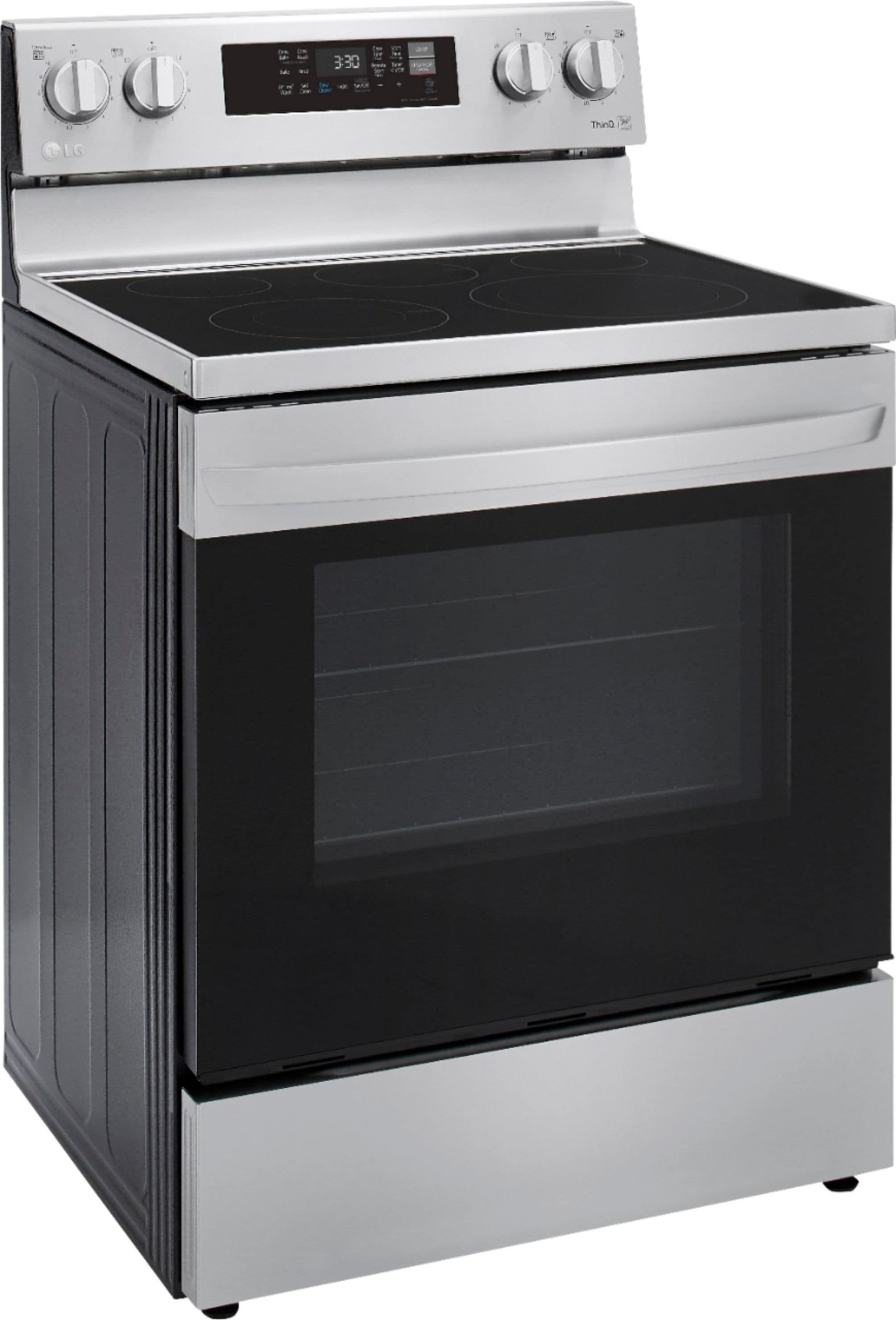 LG *LREL6323S  6.3 cu. ft.  Freestanding Smart Wi-Fi Enabled Fan Convection Electric Oven Range with AirFry and EasyClean in Stainless Steel