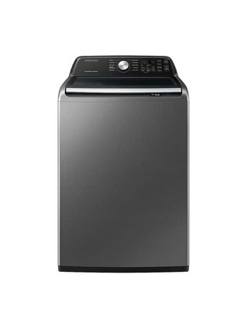 Samsung *WA44A3405AP 4.4 cu. ft. Top Load Washer with ActiveWave™ Agitator and Active WaterJet - Platinum