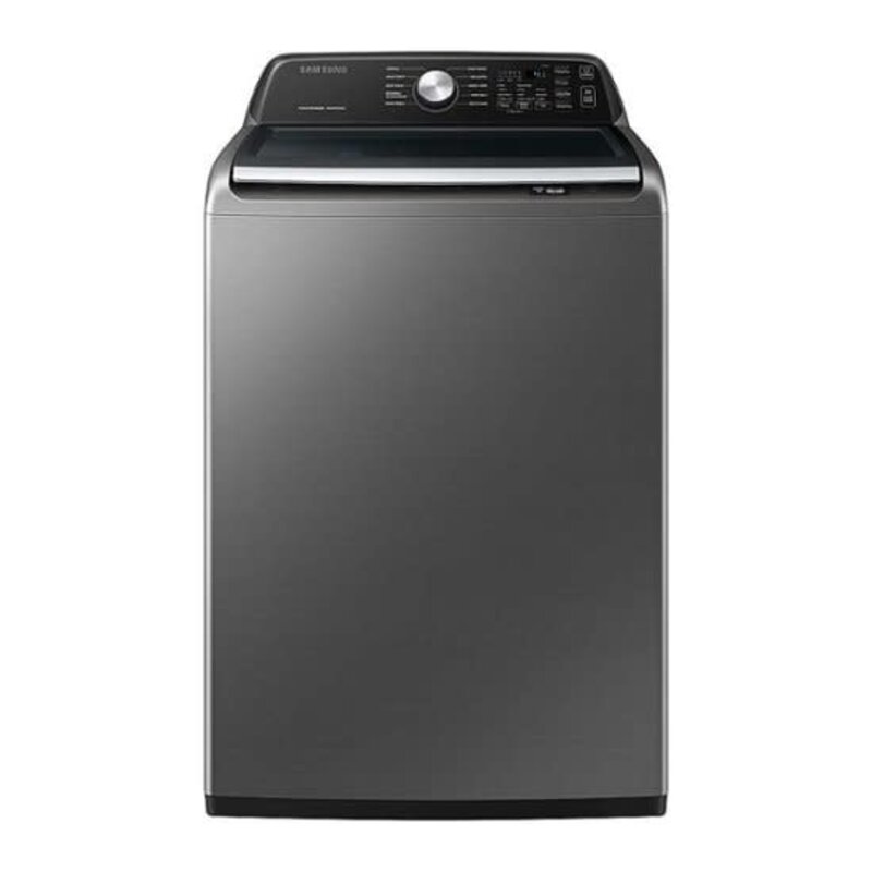 Samsung *WA44A3405AP 4.4 cu. ft. Top Load Washer with ActiveWave™ Agitator and Active WaterJet - Platinum