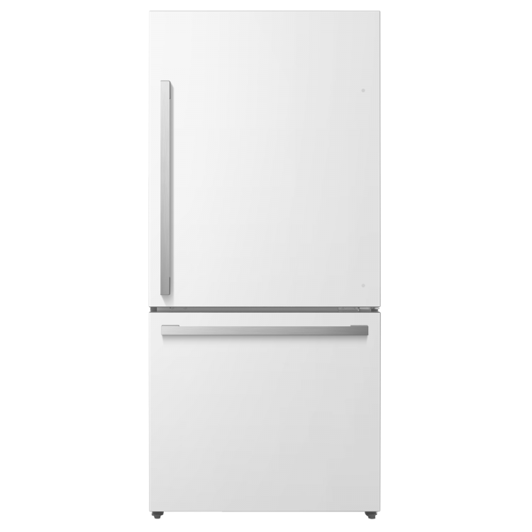 Hisense *HRB171N6AWE  17.2-cu ft Counter-Depth Bottom-Freezer Refrigerator (White) ENERGY STAR