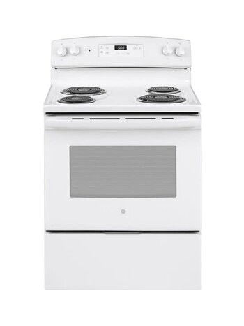 GE *JBS360DMWW    30 in. 5.0 cu. ft. Freestanding Electric Range in White