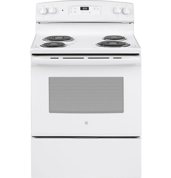 GE *JBS360DMWW    30 in. 5.0 cu. ft. Freestanding Electric Range in White