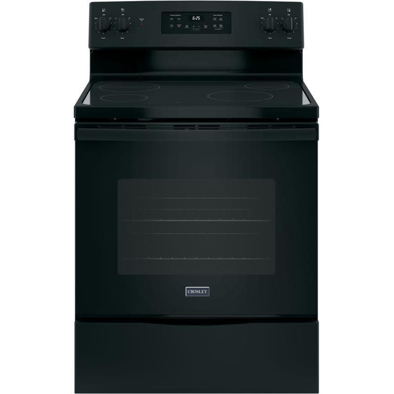 Crosley *Crosley XB625DKBB  (NIB) 30" Electric  5.3 cu ft oven with   Smoothtop , Self Cleaning in Black