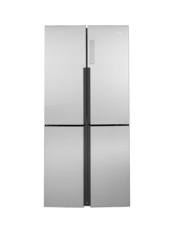 Haier *QHE16HYPFS   16.4 Cu. Ft. 4 Door Counter Depth Refrigerator with Fingerprint Resistant Stainless - Stainless Steel