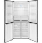 Haier *QHE16HYPFS   16.4 Cu. Ft. 4 Door Counter Depth Refrigerator with Fingerprint Resistant Stainless - Stainless Steel