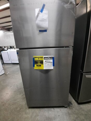 Amana *ART308FFDM  18.2 Cu. Ft. Top-Freezer Refrigerator - Stainless steel