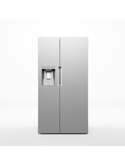 Midea *Midea MRS26D5AST  26.3-cu ft Side-by-Side Refrigerator with Ice Maker (Stainless Steel)