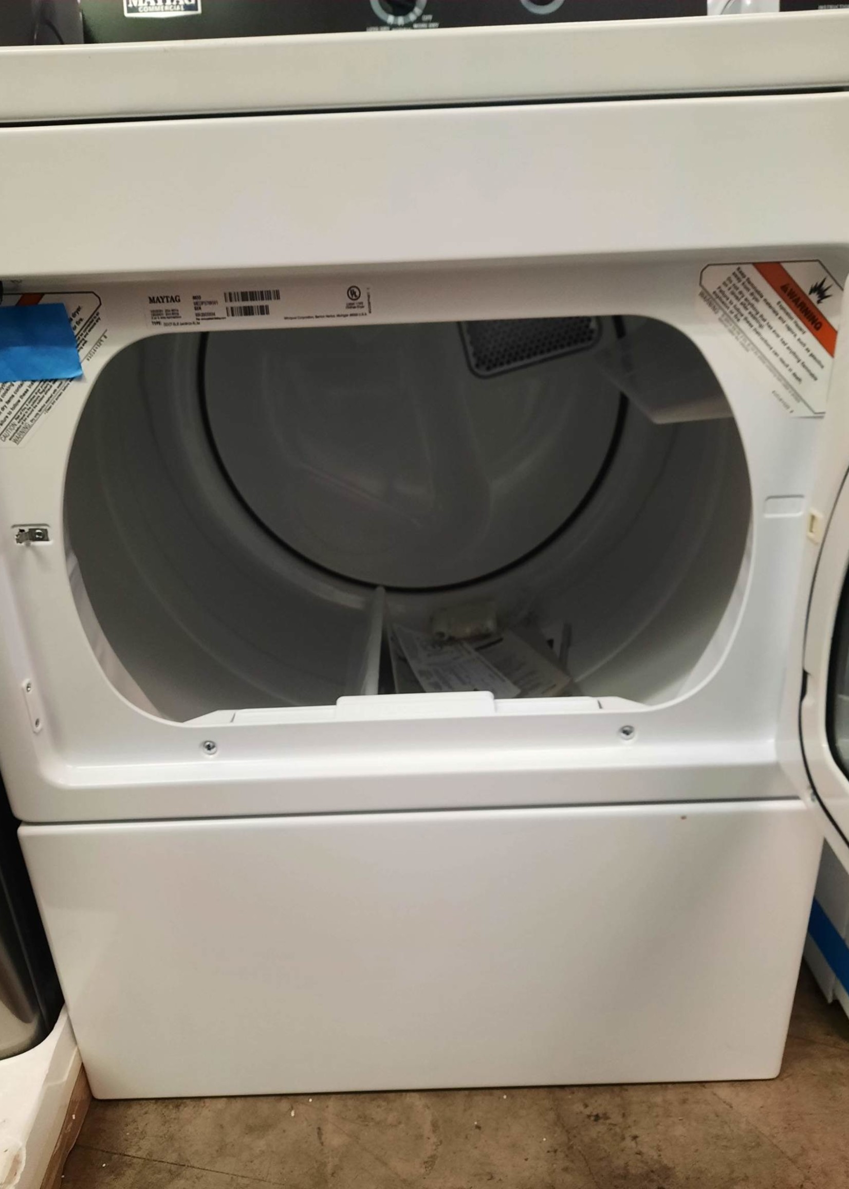Maytag *Maytag MEDP576KW 7.4 cu. ft. Commercial-Grade Residential Dryer in White