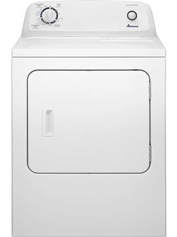 Amana *NGD4655EW  6.5-cu ft Reversible Side Swing Door Gas Dryer (White)