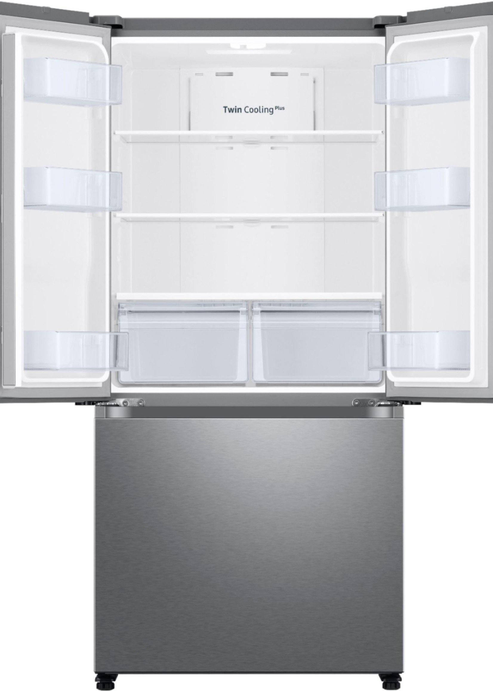 Samsung *Samsung  RF18A5101SR   17.5 cu. ft. 3-Door French Door Counter Depth Refrigerator with WiFi and Twin Cooling Plus® - Fingerprint Resistant Stainless Steel