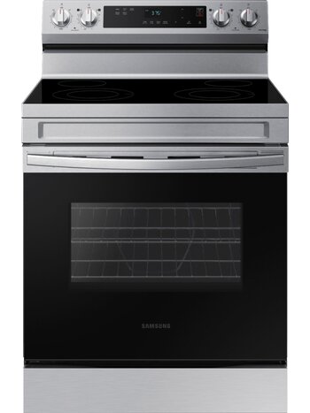 Samsung *NE63A6111SS  6.3 cu. ft. Freestanding Electric Range with WiFi and Steam Clean - Stainless Steel