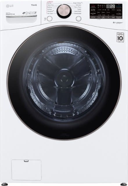 LG *LG WM4000HWA  4.5 Cu. Ft. High Efficiency Stackable Smart Front-Load Washer with Steam and Built-In Intelligence - White