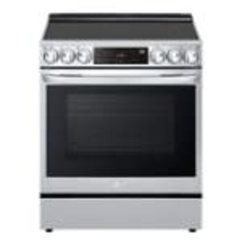 LG *LSEL6335F  6.3 cu ft Electric Slide In Range with InstaView, Air Fry, ProBake Convection, and Smart WiFi Enabled - PrintProof Stainless Steel