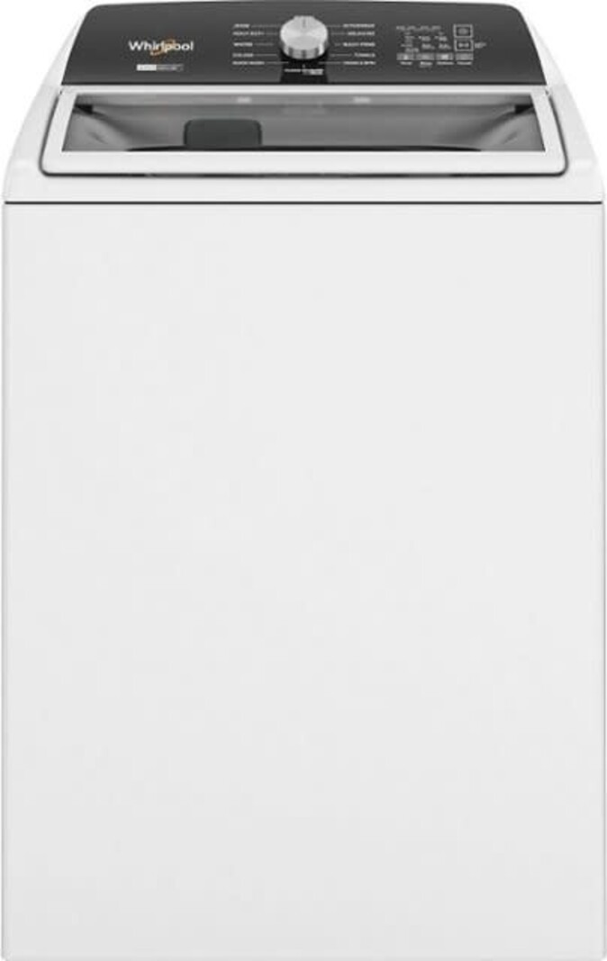 Whirlpool *WTW5057LW  4.7-4.8 Cu. Ft. Capacity Top Load Washer with Removable Agitator - White