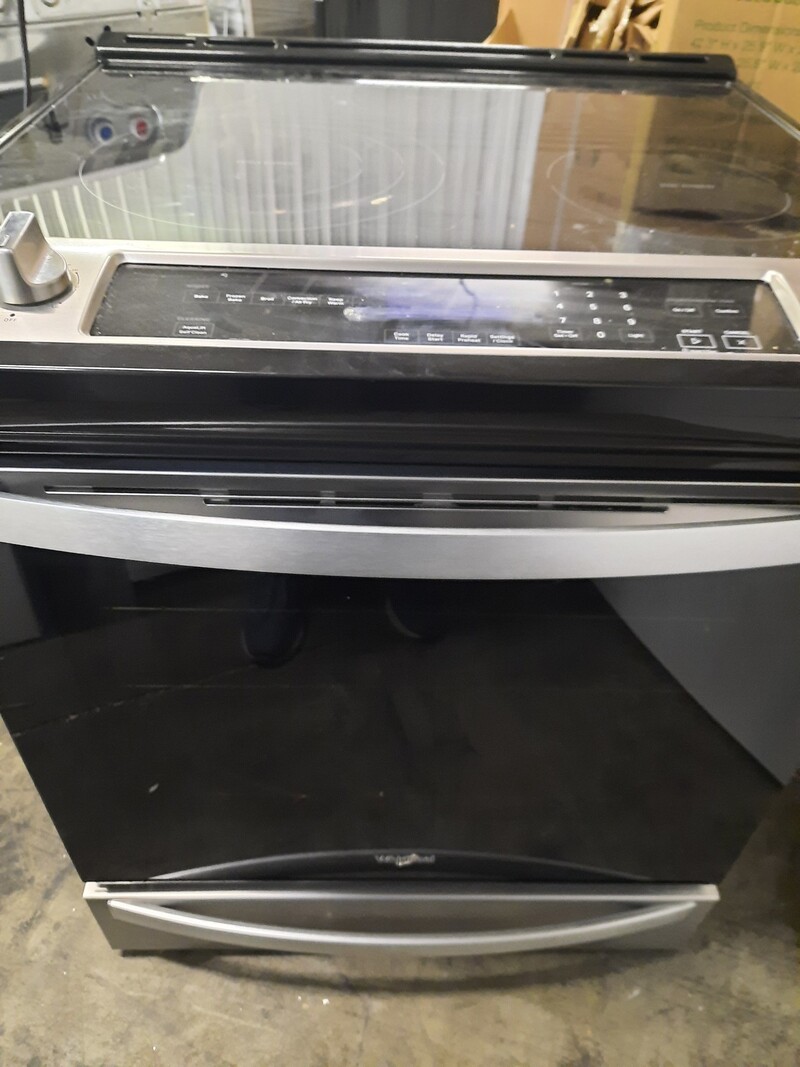 Whirlpool *Whirlpool  WEE745H0LZ   6.4 Cu. Ft. Slide-In Range - Fingerprint Resistant Stainless Steel