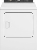 Whirlpool *Whirlpool WED5050LW  7.0-cu ft Electric Dryer with Moisture Sensing and Steam - White