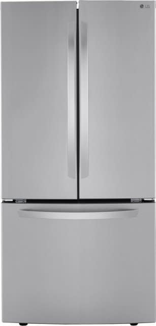 LG *LG   LRFCS25D3S  25.1-cu ft French Door Refrigerator with Ice Maker (Printproof Stainless Steel) ENERGY STAR