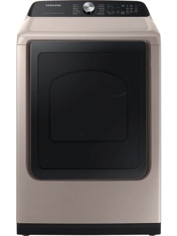 Samsung *DVE52A5500C   7.4 cu. ft. Smart Electric Dryer with Steam Sanitize+ - Champagne