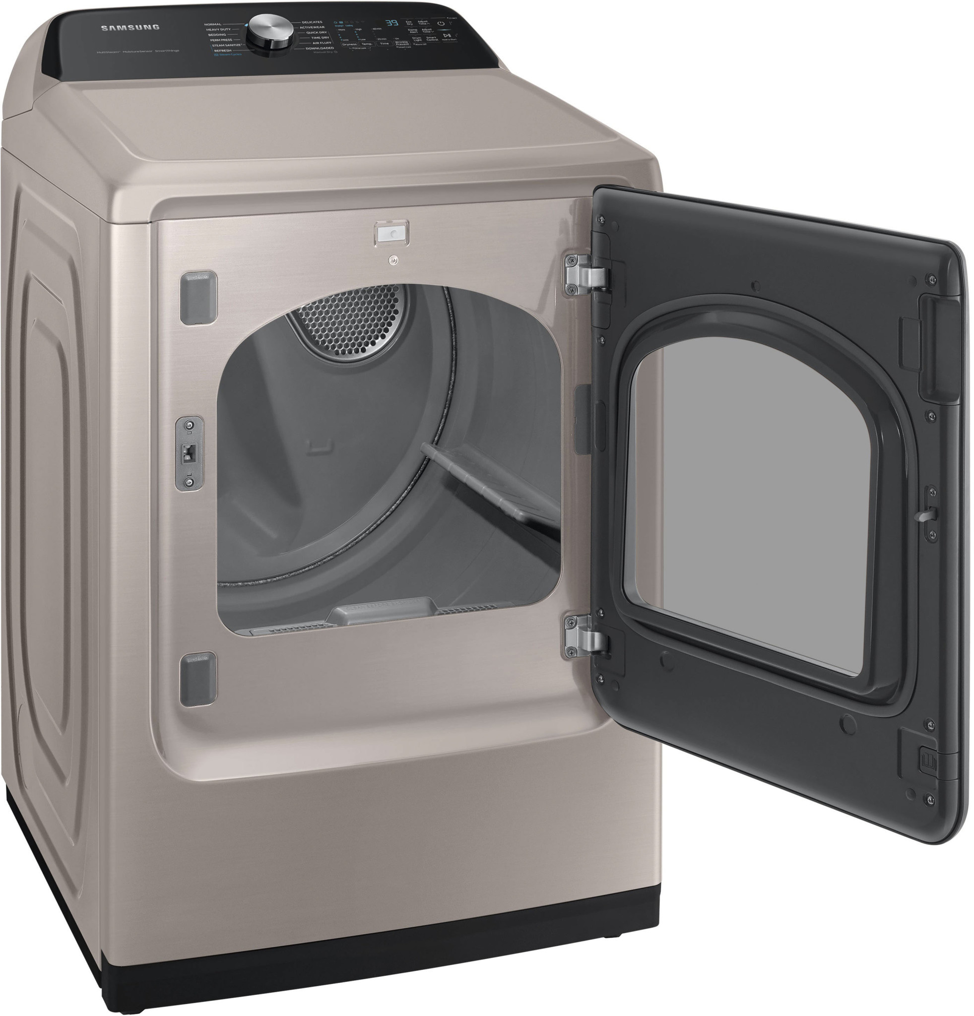 Samsung *DVE52A5500C   7.4 cu. ft. Smart Electric Dryer with Steam Sanitize+ - Champagne