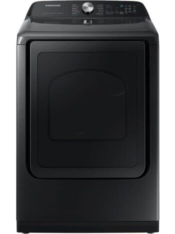 Samsung *DVE52A5500V 7.4 cu. ft. Smart Electric Dryer with Steam Sanitize+ - Brushed Black