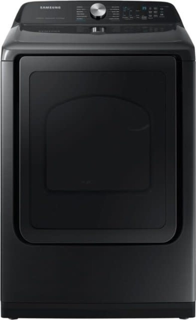 Samsung *DVE52A5500V 7.4 cu. ft. Smart Electric Dryer with Steam Sanitize+ - Brushed Black