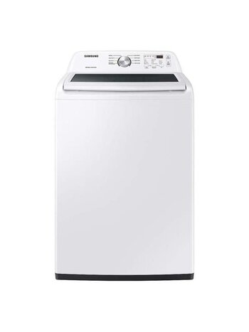 Samsung *WA44A3205AW  4.4-cu ft High Efficiency Agitator Top-Load Washer (White)