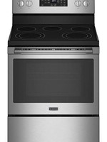 Maytag *Maytag MER7700LZ  5.3-cu ft Electric Freestanding Range with Air Fryer and Basket - Fingerprint Resistant Stainless Steel