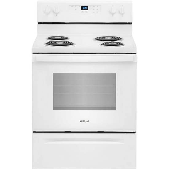 Whirlpool *WFC315S0JW  4.8-cu ft Self-Cleaning Freestanding Electric Range with Keep Warm Setting - White