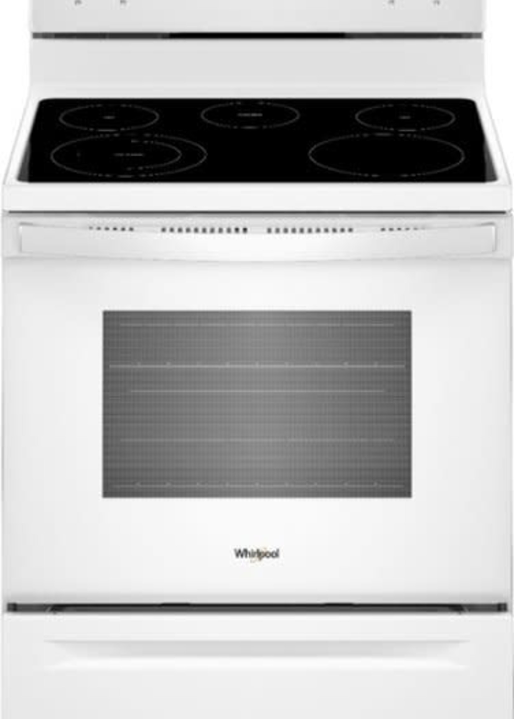 Whirlpool *Whirlpool WFE505W0HW   5.3 cu. ft. Electric Range with Steam Clean and 5 Elements in White