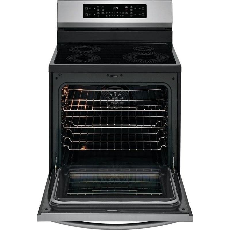 Frigidaire *Frigidaire  GCRI3058AF  Gallery 5.4 Cu. Ft. Freestanding Electric Induction Air Fry Range with Self and Steam Clean - Stainless steel